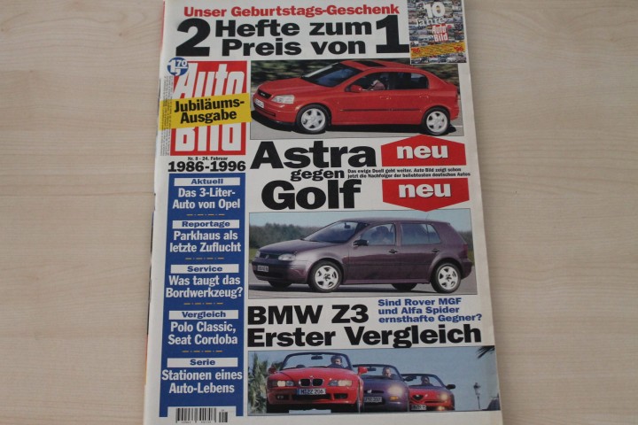 Deckblatt Auto Bild (08/1996)